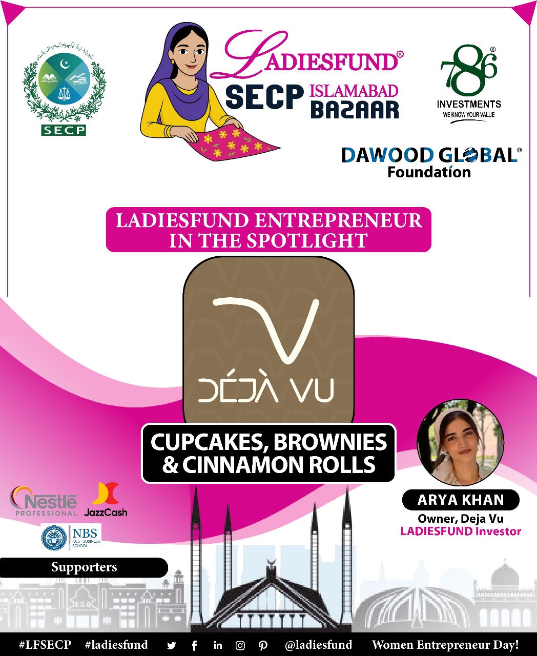 Group photo of LADIESFUND Energy Pvt. Ltd. team receiving the Prime Minister’s Award